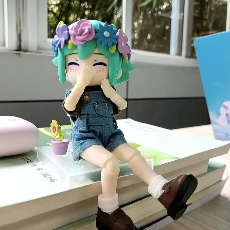 the omori figure anime basil chibi figure pvc action model toys anime figure anime action figure cut