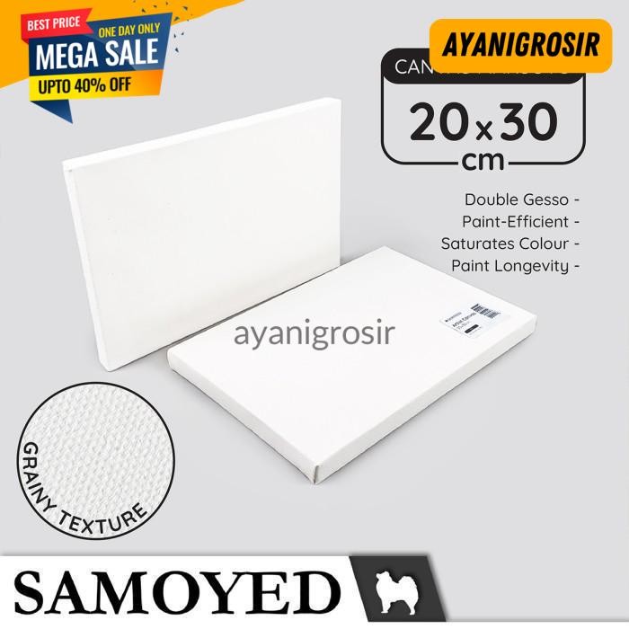

PROMO KANVAS LUKIS / ARTIST CANVAS BOARD / PANEL 20 X 30 CM SAMOYED ACVS-MS-2030 BY AYANI GROSIR !!