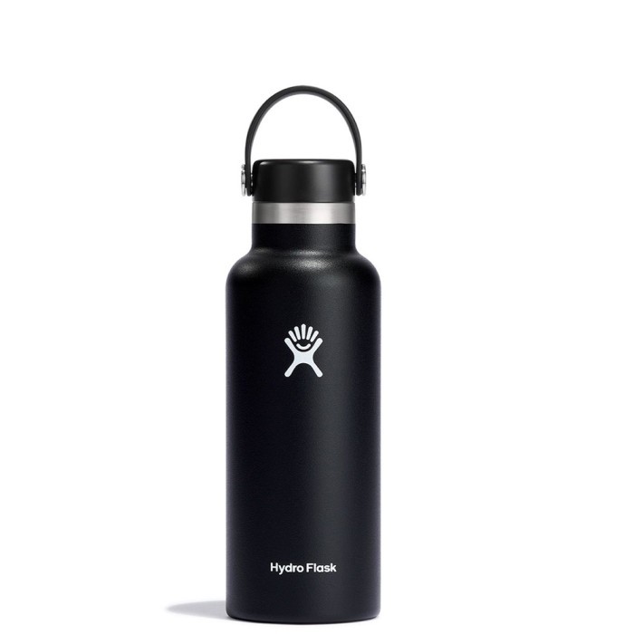 TERBARU Hydro Flask Standard Mouth Flex Cap 18 Oz - Black