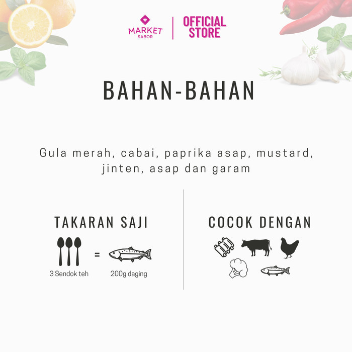 

Cocina Creativa Chipotle Fish Rub - Grill Series - Bumbu Masak