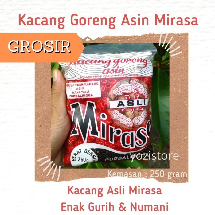 

KOMPLIT GROSIR KACANG GORENG ASIN MIRASA ASLI KHAS PURBALINGGA