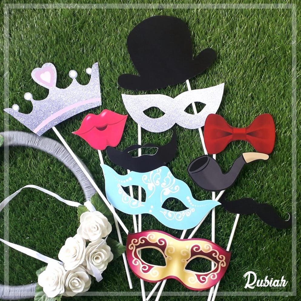 Custom Photo Props / Property Party / Aksesoris Photobooth Party