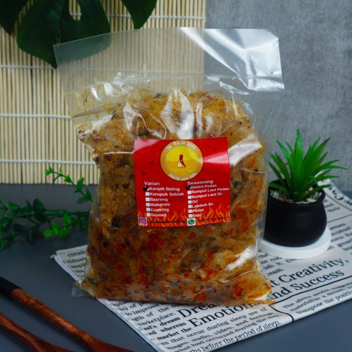 

TERUJI Keripik Kaca 1/4KG (250gram)