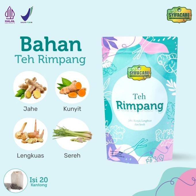 

Newest Release Teh Rimpang BPOM | Teh Celup Rempah | Teh Diet Detox | Pelangsing Herbal | Imunitas