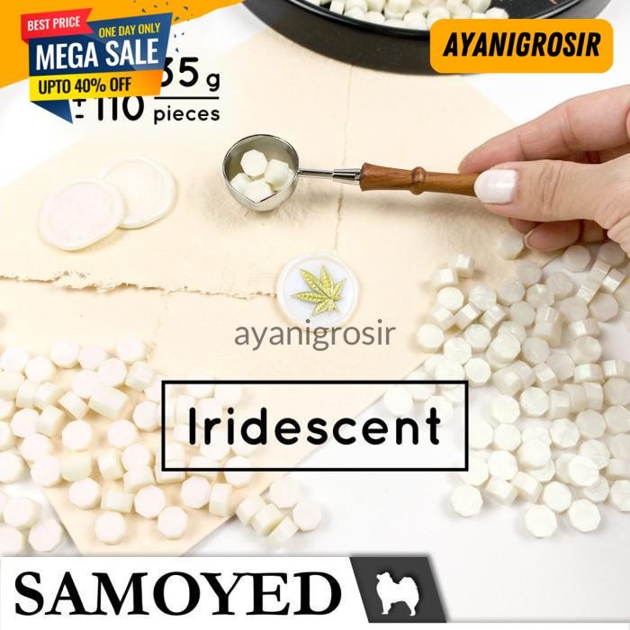 

BIG SALE LILIN SEGEL / SEALING WAX BEADS SAMOYED WXBD-35 IRIDESCENT BY AYANI GROSIR !!