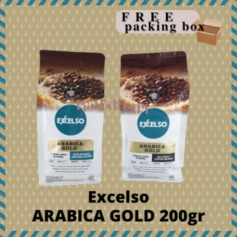 

Ready Excelso Arabica Gold 200 Gr Kopi Bubuk Kopi Biji 200 Gram