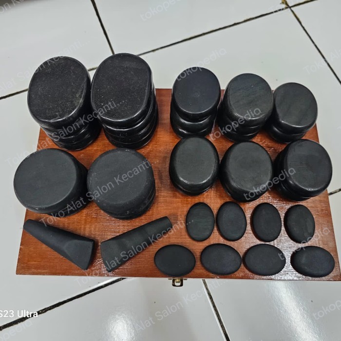 Hot Stone Massage Spa 36Pcs Batu Panas
