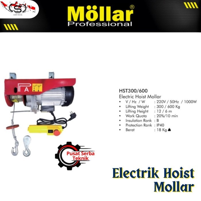 MOLLAR ELECTRIC HOIST / Mini Hoist PA600
