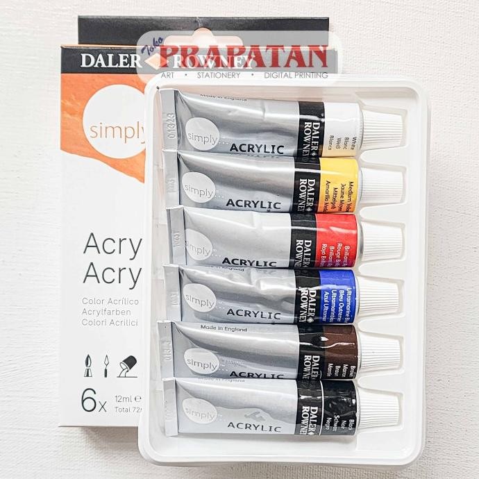 

Eksklusif Cat Akrilik Set Daler Rowney Simply 12ml | Daler Rowney Acrylic Set