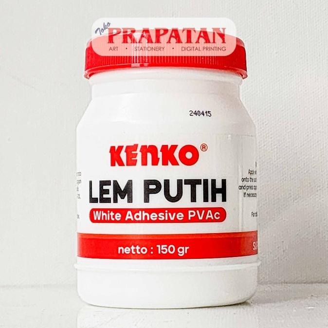 

Eksklusif Lem Kenko Putih 150g | White Adhesive Glue | Lem Cair