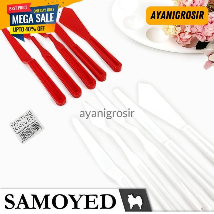 

PALING MURAH PISAU LUKIS / PAINTING / PALETTE KNIFE / KNIVES SET SAMOYED PNKN-PW BY AYANI GROSIR !!