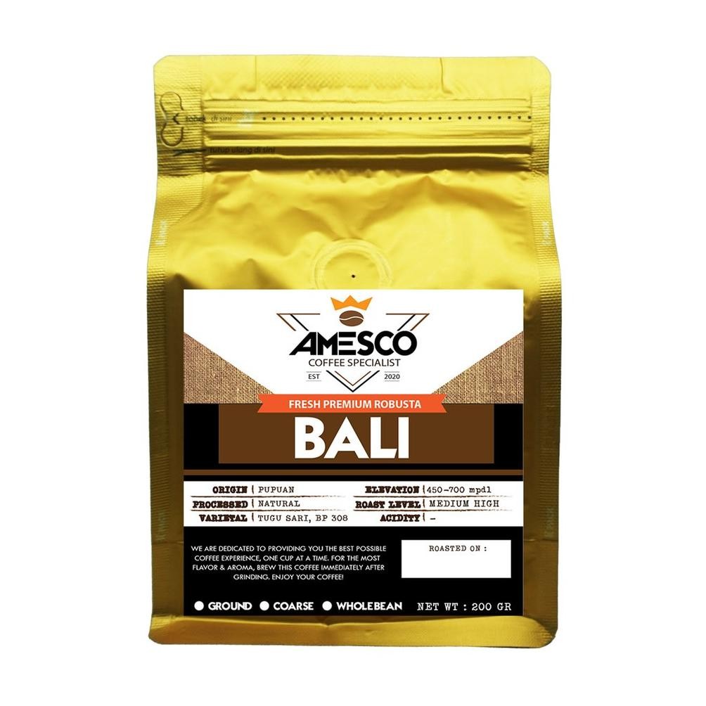 

Ready Kopi Robusta Bali 200Gr Kopi Biji / Kopi Bubuk Preum | Kopi Bali Gratis Ongkir!