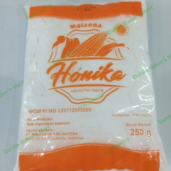 

Tepung Maizena Point Kemasan 250gr / Pati Jagung Honika