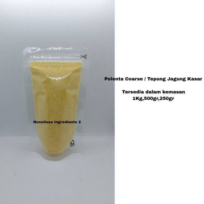 

Polenta Coarse / Tepung Jagung Kasar 500gr