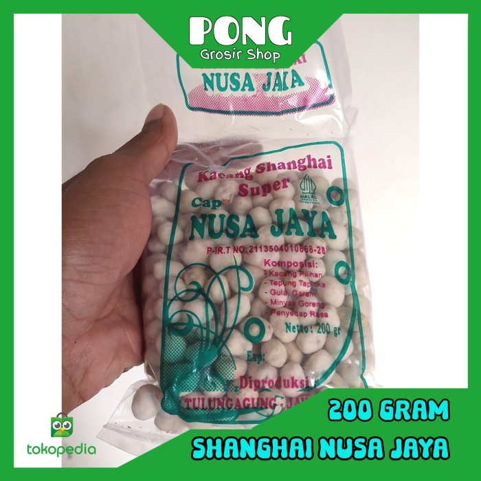 

PRODUK TERBATAS Kacang Atom Shanghai Nusa Jaya 200 gram