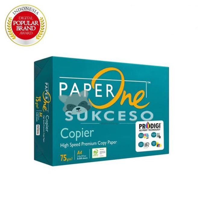 

Sale Paper One A4 Kertas Hvs Print Fotocopy 75Gr/Gsm Berkualitas