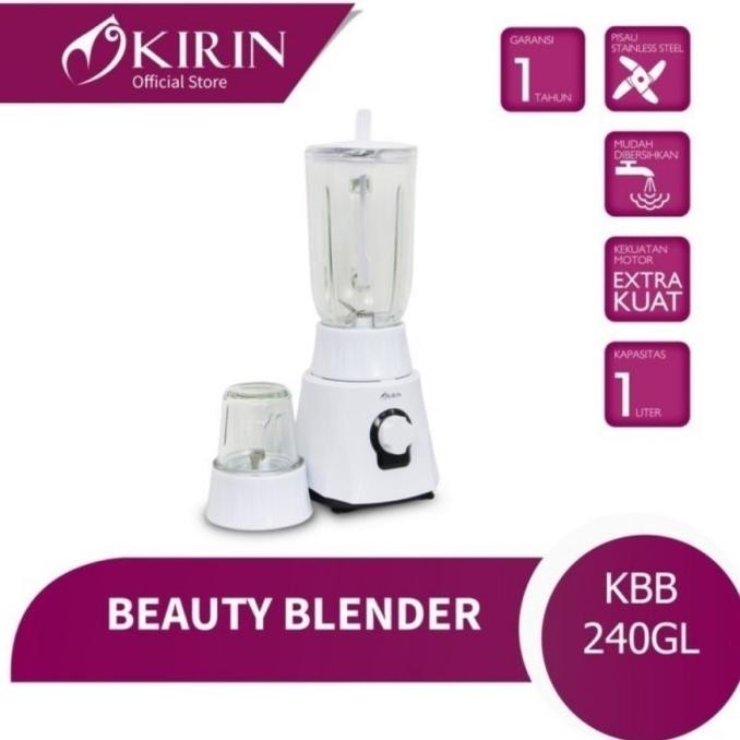 KIRIN KBB240GL BLENDER KACA 1 LITER KBB-240GL 0612T