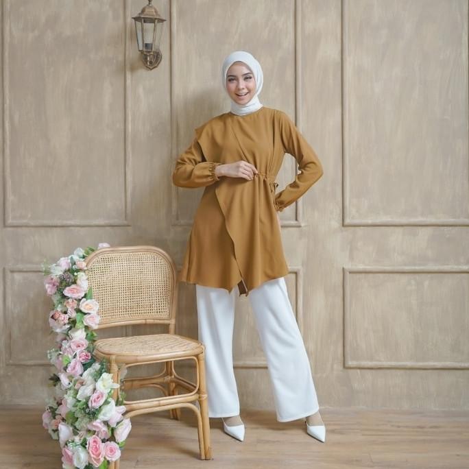 Baru Tunik Kania Le Khari Bahan Eshal Zara