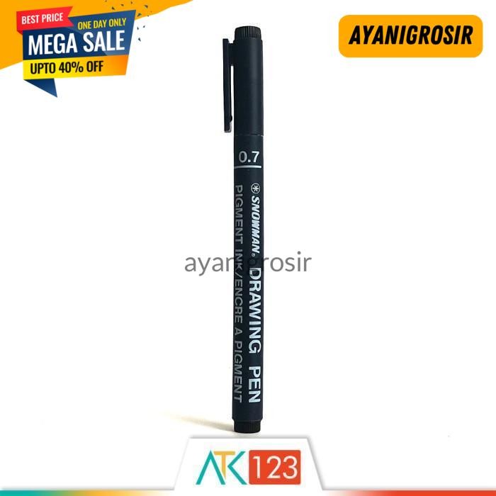 

HOT SALE DRAWING PEN SNOWMAN FT700 / 0.7 BY AYANI GROSIR !!