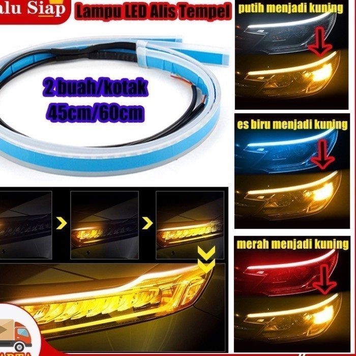 LAMPU LED ALIS DRL RUNNING MATA HEADLAMP MOBIL HONDA CRV HRV BRV FREED