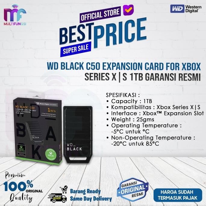 

WD Black C50 Expansion Card for Xbox Series X|S 1TB Garansi Resmi