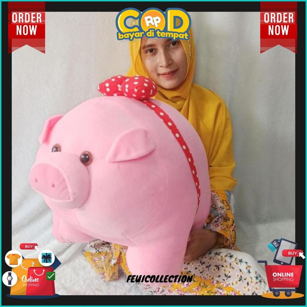 Boneka Piglet Babi Jumbo Kilat