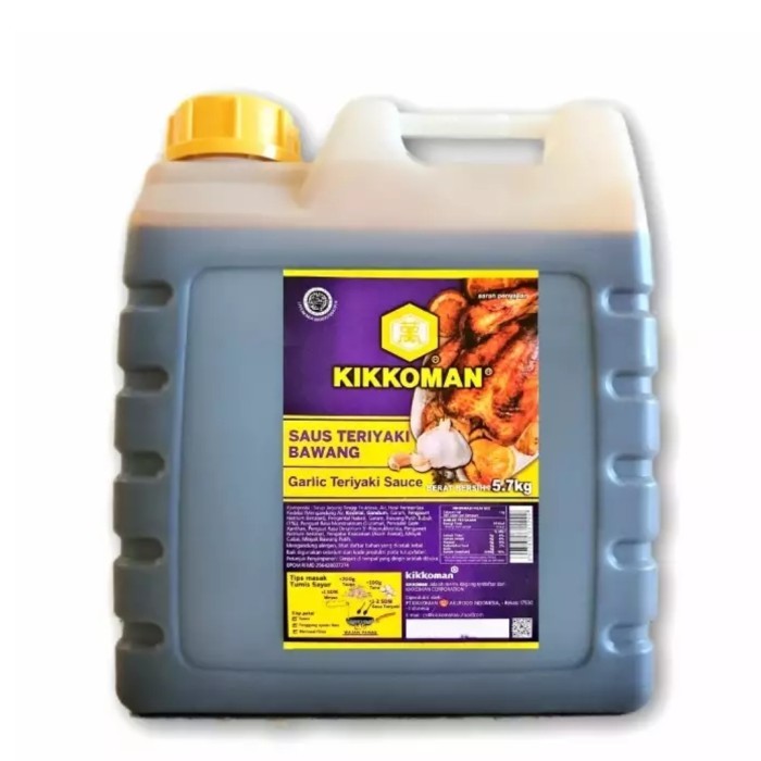 

Kikkoman Saus Teriyaki Bawang 5.7Kg Garlic Teriyaki Sauce 5,7 Kg
