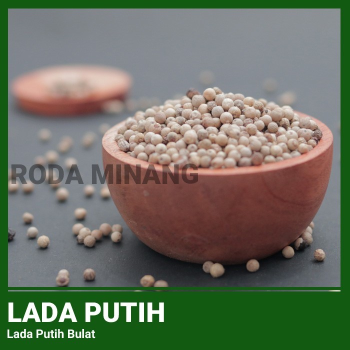 

Lada Bulat / Merica Bulat Putih Utuh / Whole White Papper - 250 Gram