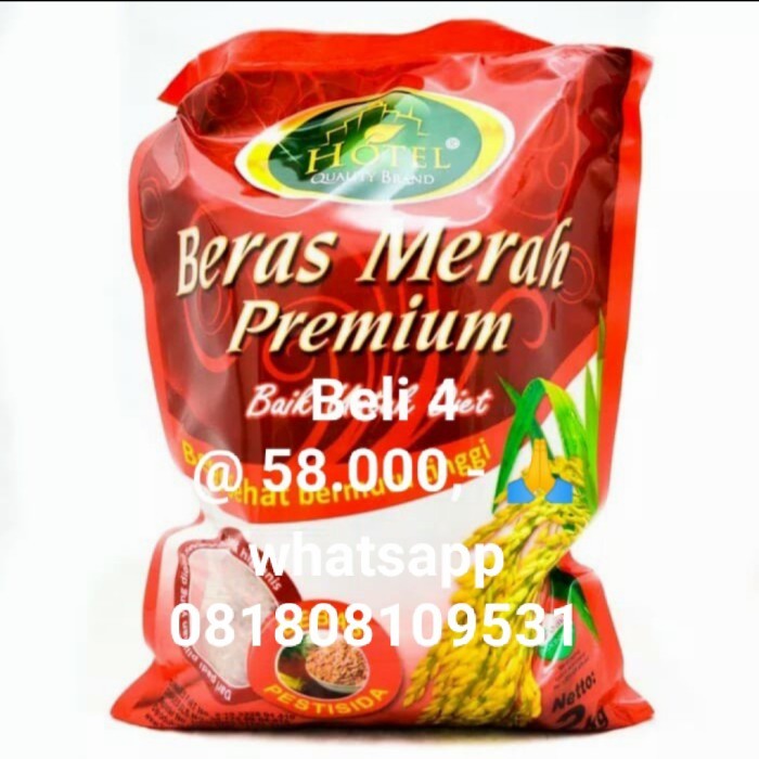 

TERBARU beras merah organik hotel