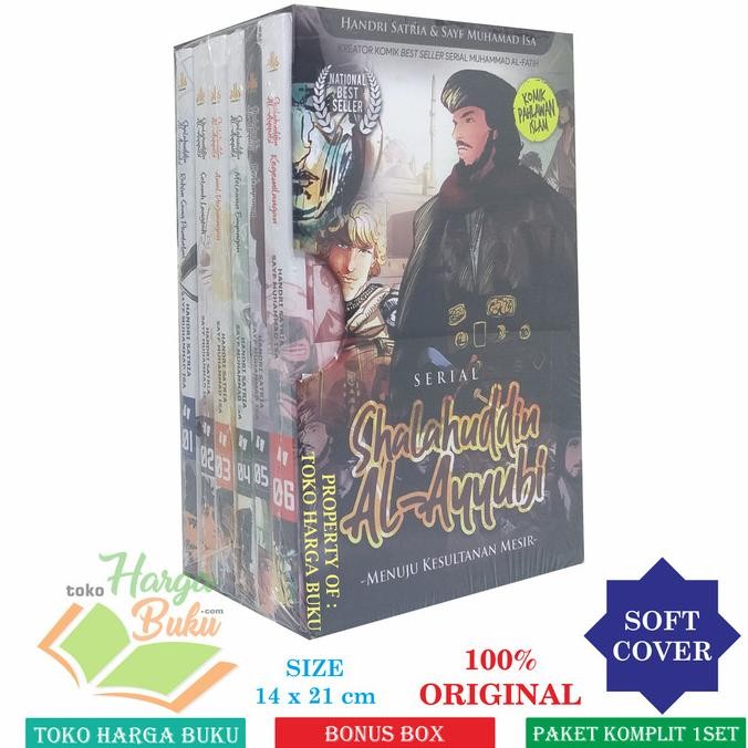 

Komik Shalahuddin Al-Ayyubi BOX Komplit 1set Jilid 1 2 3 4 5 6 SLB