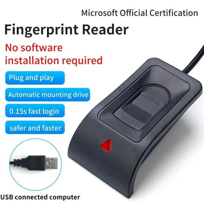 

Produk Baru!! Windows 11 Hello Biometric Fingerprint Login USB Reader Scanner Module Device Biometrics Security Key Safe Account Login