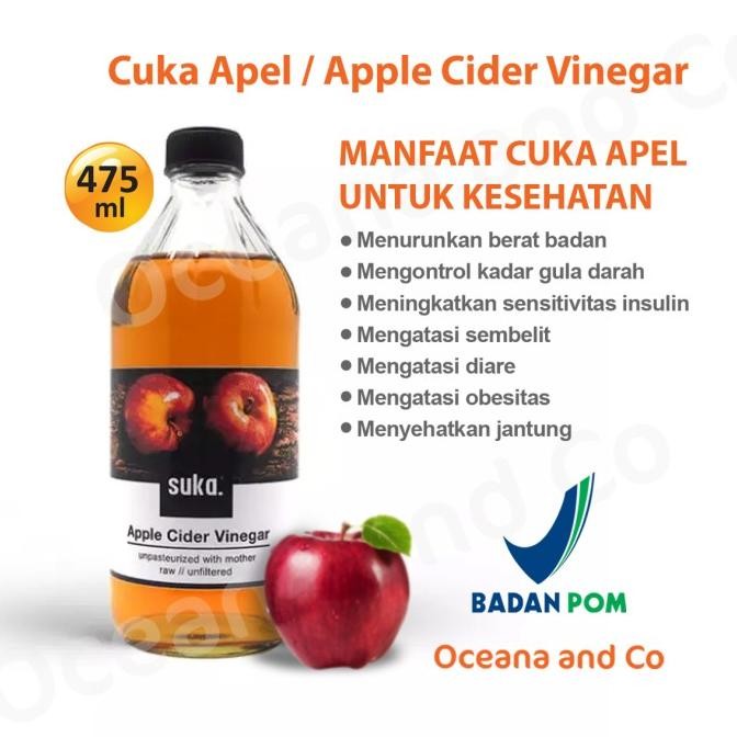 

Suka Organic Apple Cider Vinegar 475ml Murah Termurah