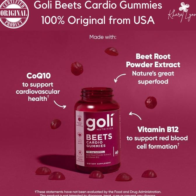 

Goli Beets Cardio Gummies