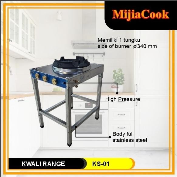 Crown Horeca KS01 Kwali Range High Pressure 1 Burner KS-01