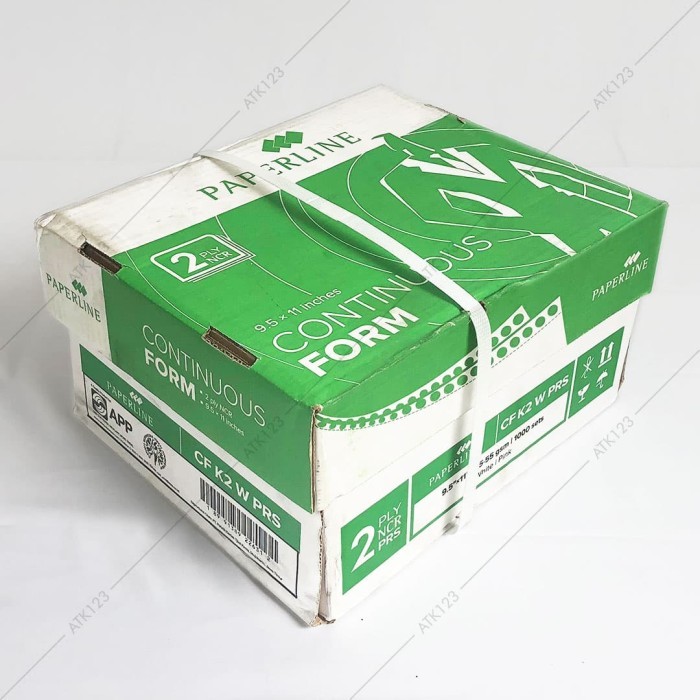 

Continuous Form Paperline 2 Ply Warna 9 1/2 x 11 in (K2 W PRS)