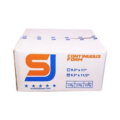 

HARGA DISC - Kertas Continuous Form SJ 9.5 x 11 / 9.5 x 11.2 4 ply