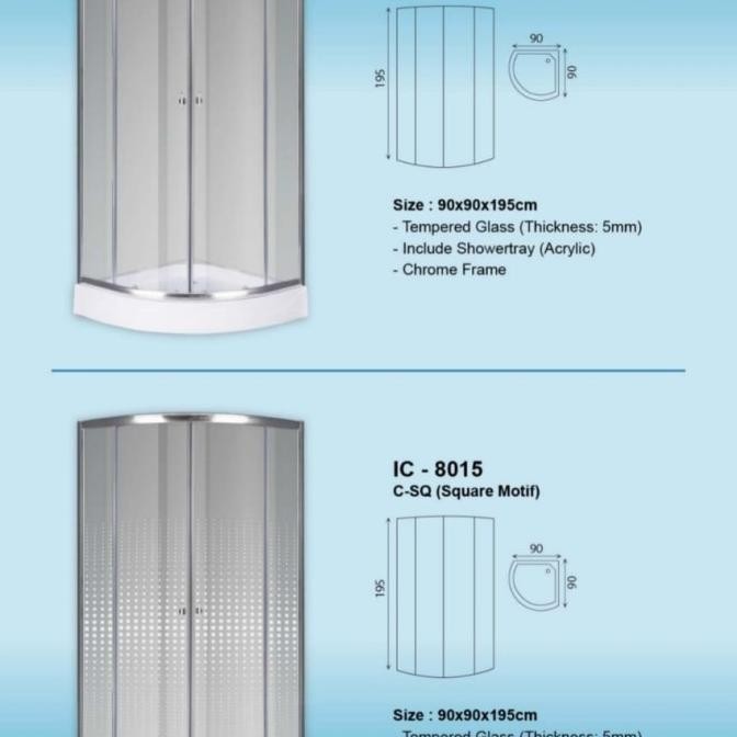 shower box kamar mandi set