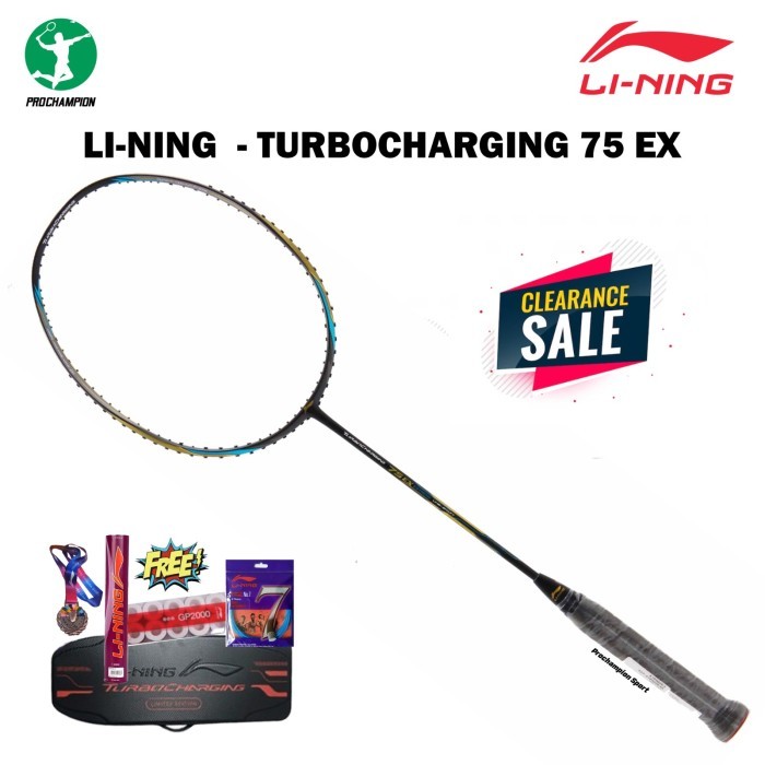 Raket Badminton Lining Turbo Charging 75 EX Clerance Sale