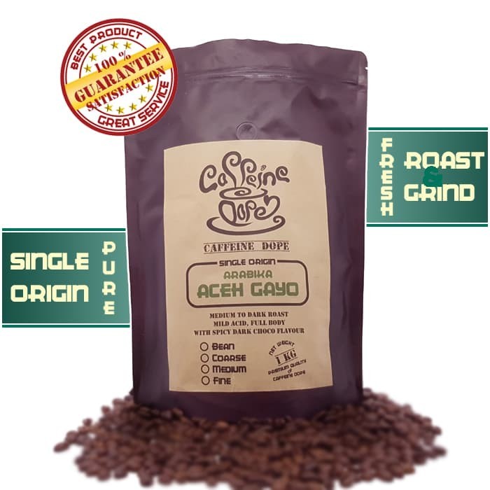 

Promo!! Kopi Arabika Aceh Gayo 1 Kg Single Origin Bean/Biji & Ground/Bubuk