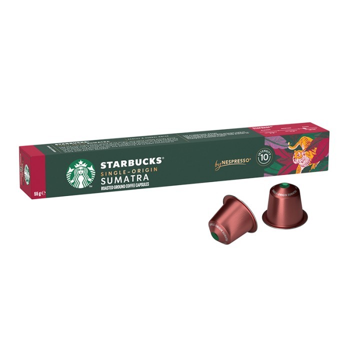 

Promo!! Starbucks Sumatra Coffee Capsule - Kapsul Kopi - Nespresso Compatible