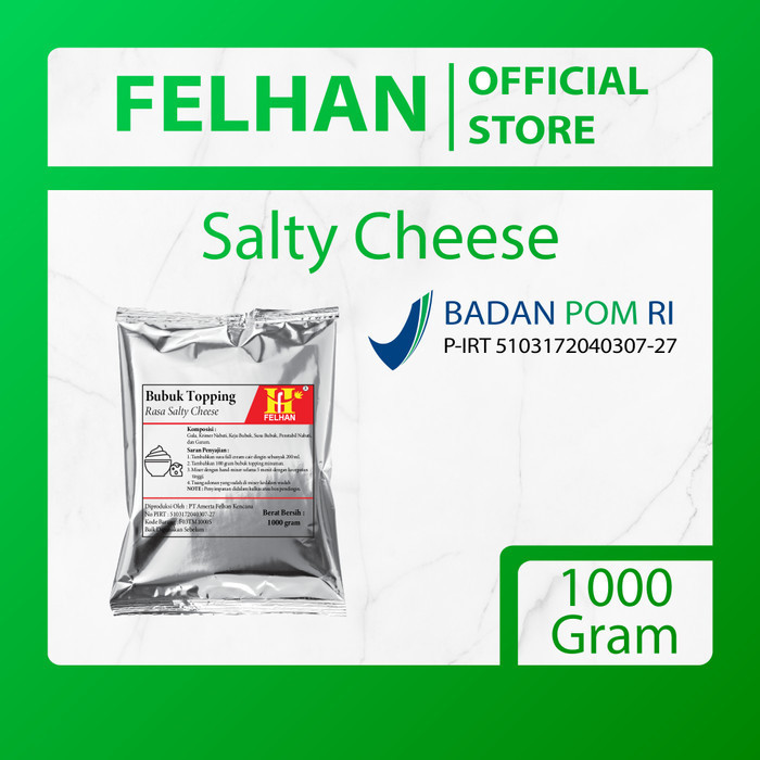 

Cuci Gudang Felhan - Bubuk Topping Minuman Salty Cheese (1000 Gram)