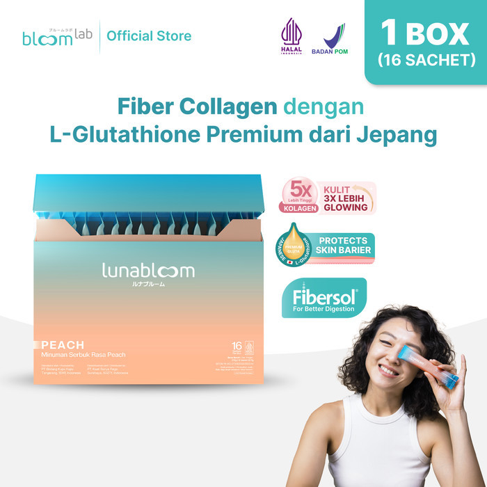 

Terbaru Lunabloom 16 Sachet / Paket Glowing Skin / Fish Collagen Tripeptide / Glutathione Jepang