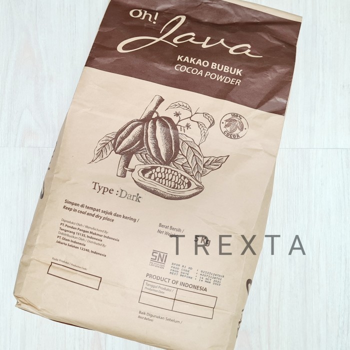 

Best Seller [Dark] Oh! Java Cocoa Powder / Coklat Bubuk - 5Kg / Sameday