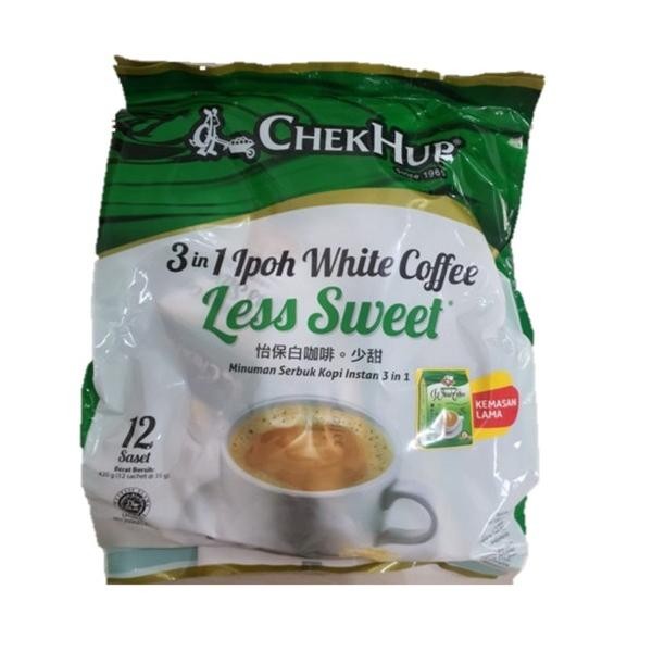 

Chek Hup Less Sweet 3In1 Ipoh White Coffee Chekhup Instant 12 Sachet