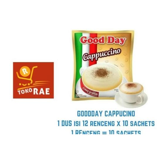 

Good Day Cappucino 1 Dus Isi 12 Renceng X 10 Sachet