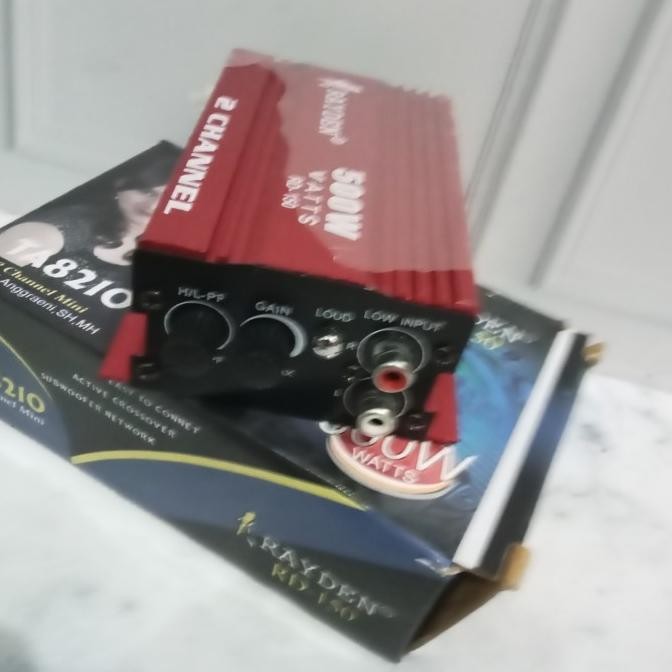SALE Mini Amplifier Rayden RD150 500Watt 12V - Amplifier Mini Rayden 12V 500Watt