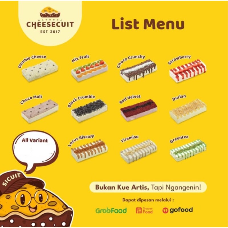 

Jastip Cheesecuit Bandung Original 15 Desember 2024 Cheesecake Dessert Oleh Oleh