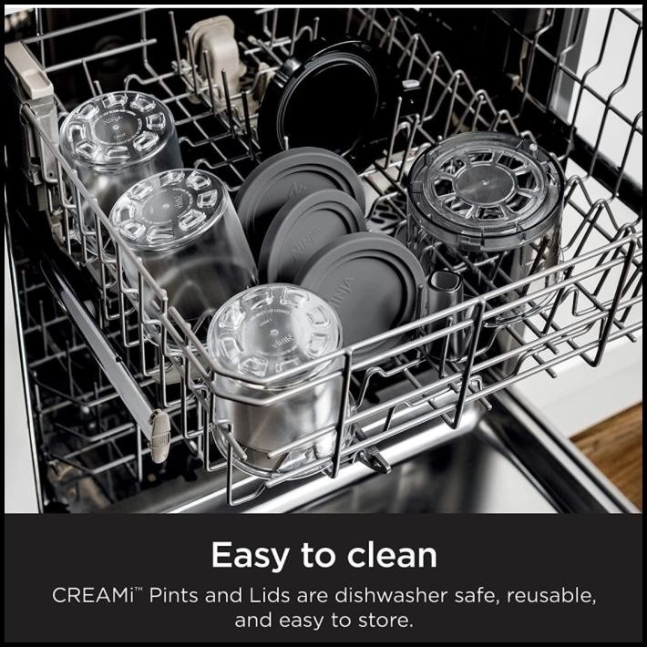 

NINJA CREAMI REPLACEMENT TUBS 470ML NINJA ICE CREAM TUB