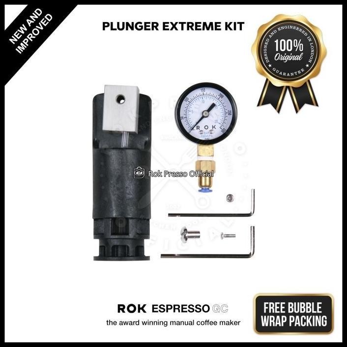 PLUNGER ROK PRESSO GC PRO EXTREME KIT + MANOMETER | PLUNGER ROKPRESSO