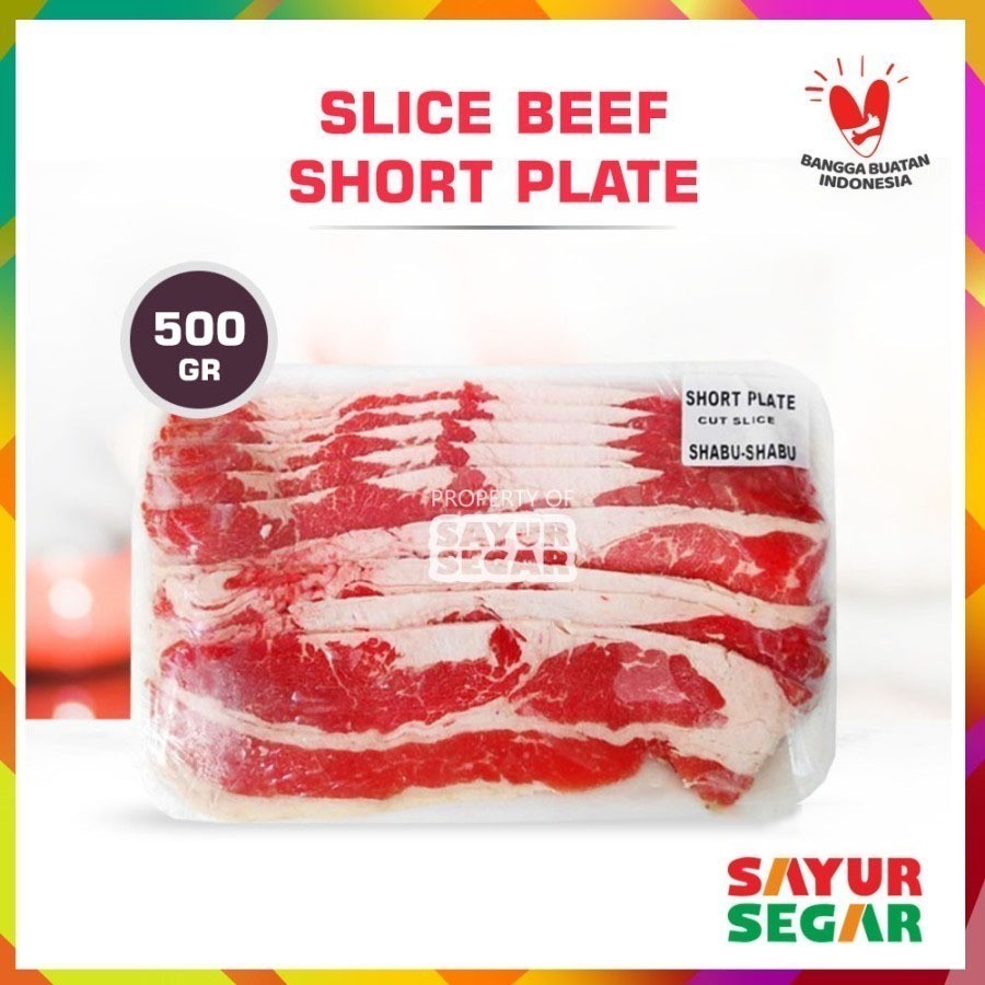 

Daging Sapi Premium - Slice Beef Short Plate [500G] Shabu-Shabu